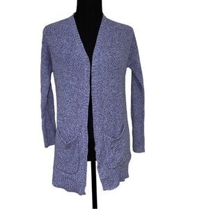 BDG Urban Outfitters Light Blue Open Front Knit Cardigan